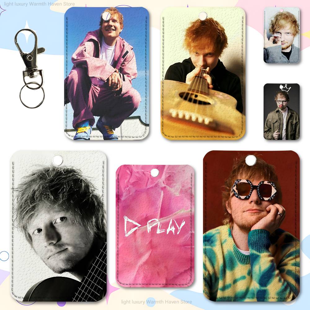 Leatherwork Keychain - E-Ed S-Sheeran Play Holder Keychain For
