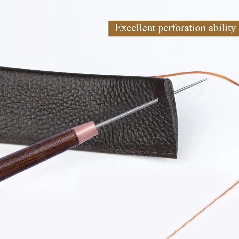 Wooden Hole Punch Tool for Lea - đánh giá và giá Leatherwork Awl