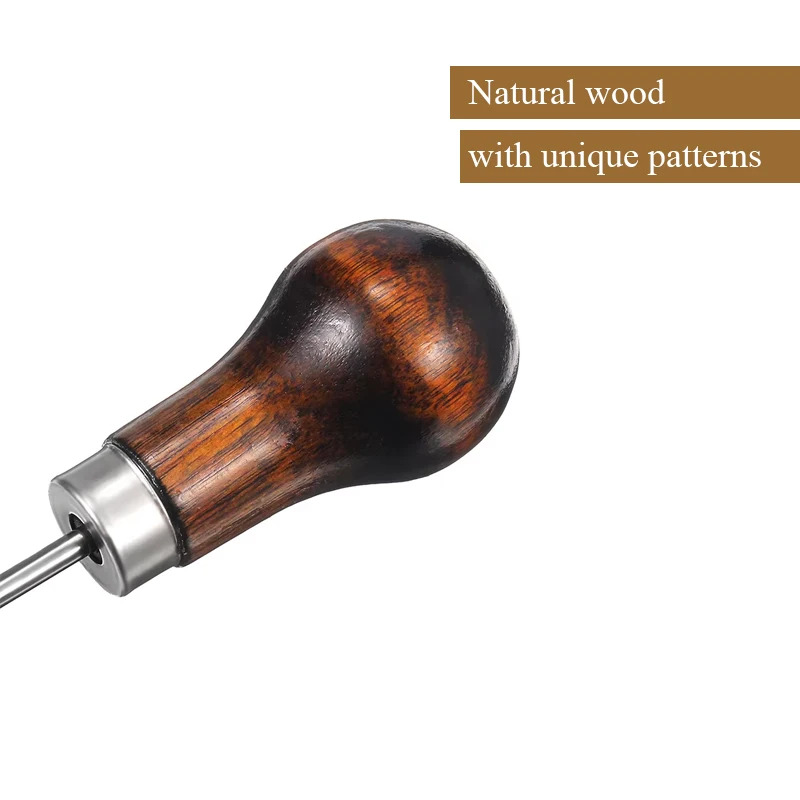 Wooden Hole Punch Tool for Lea - đánh giá và giá Leatherwork Awl