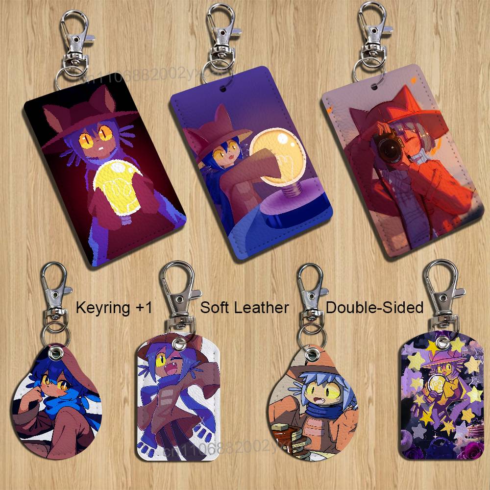 cute Niko game OneShot Holder  - đánh giá và giá Leatherwork Keychain