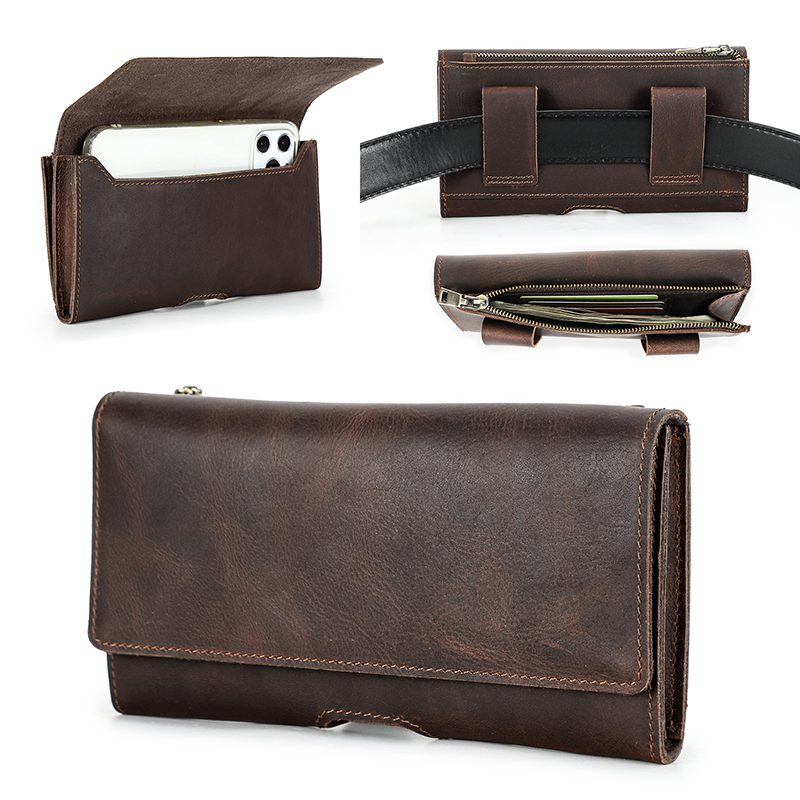 Cowhide Leather Waist Bag Phon - đánh giá và giá Leatherwork Fasteners