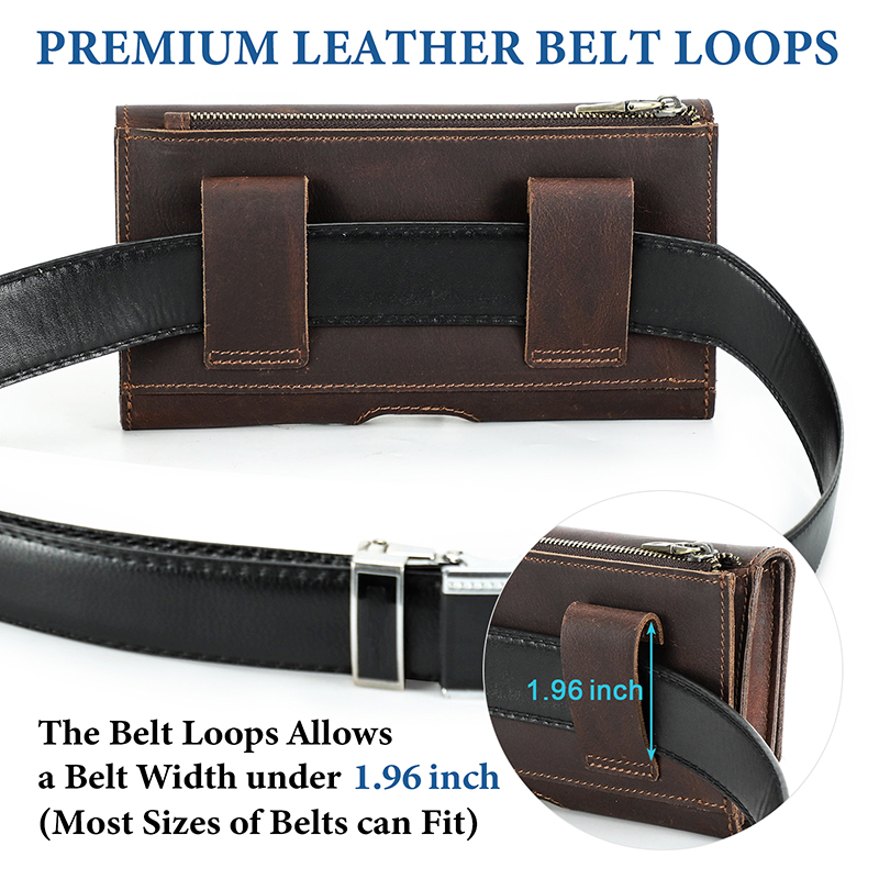 Cowhide Leather Waist Bag Phon - đánh giá và giá Leatherwork Fasteners