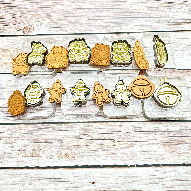 Leather Stamp Cutting Die DIY  - đánh giá và giá Leatherwork Keychain