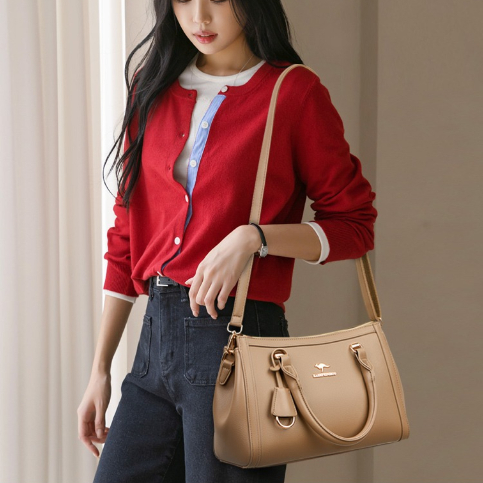 Kangaroo Brand Soft Pu Leather - đánh giá và giá Leather Work Handbags