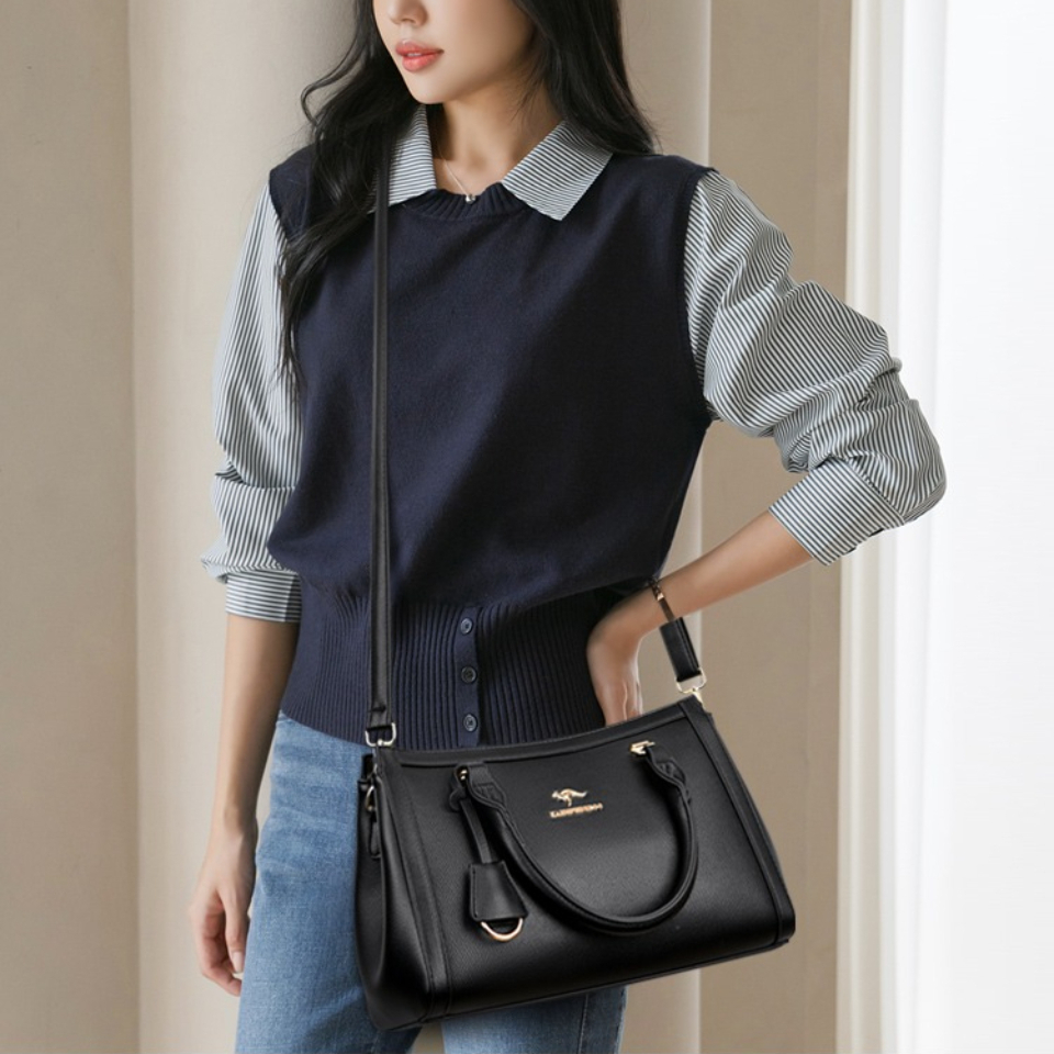 Kangaroo Brand Soft Pu Leather - đánh giá và giá Leather Work Handbags