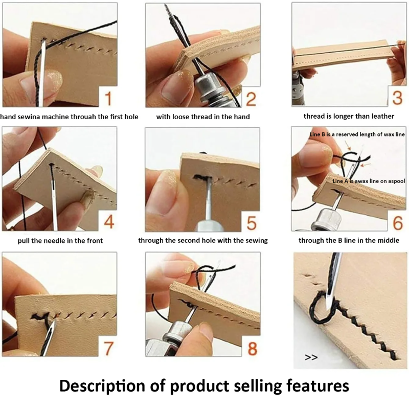 Professional Leather Sewing Aw - đánh giá và giá Leatherwork Tool Kit
