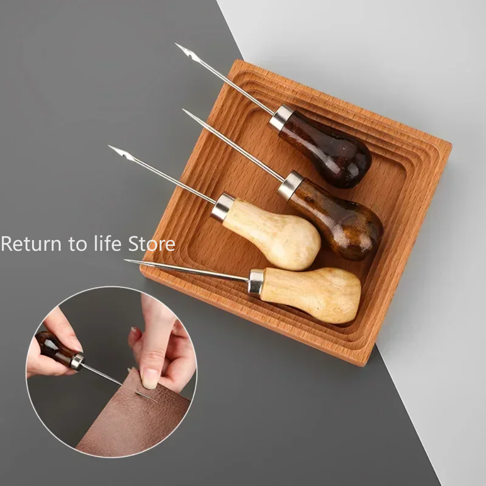 1pc Awl Pricker Hole Maker Con - đánh giá và giá Leatherwork Awl