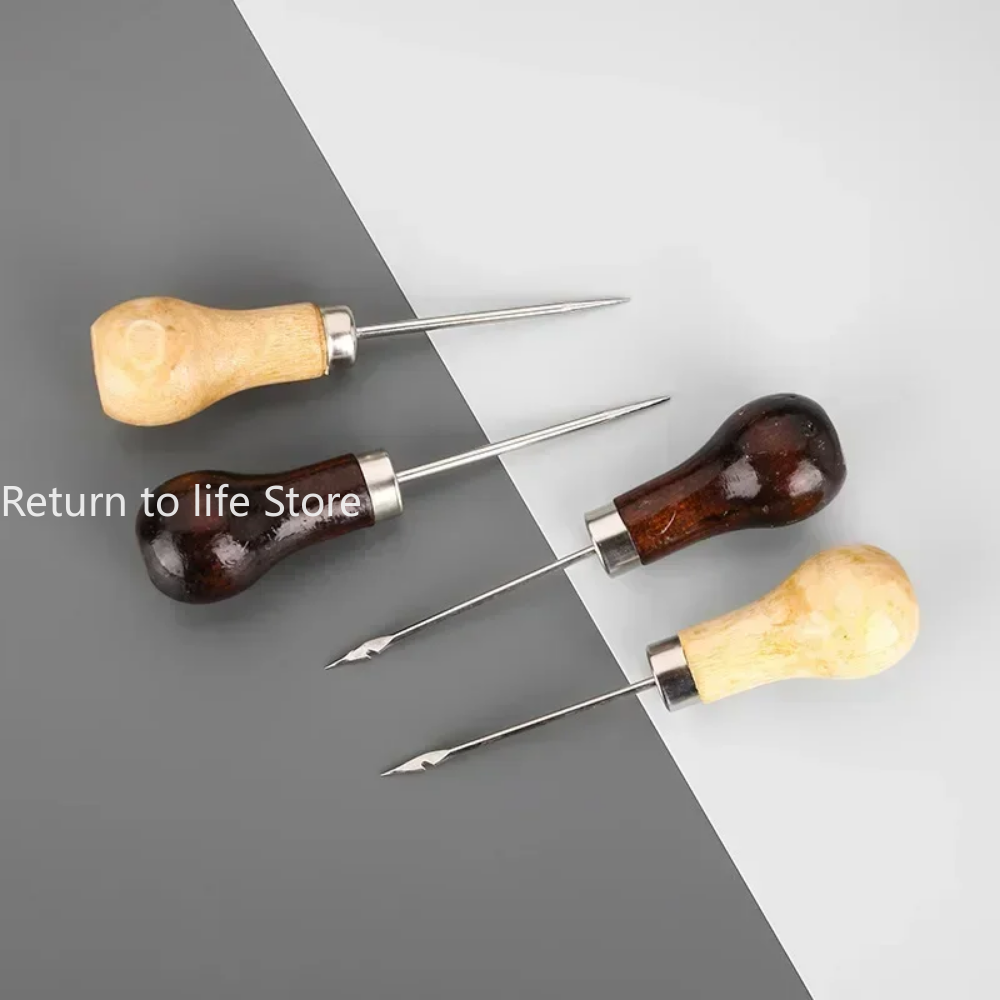 1pc Awl Pricker Hole Maker Con - đánh giá và giá Leatherwork Awl