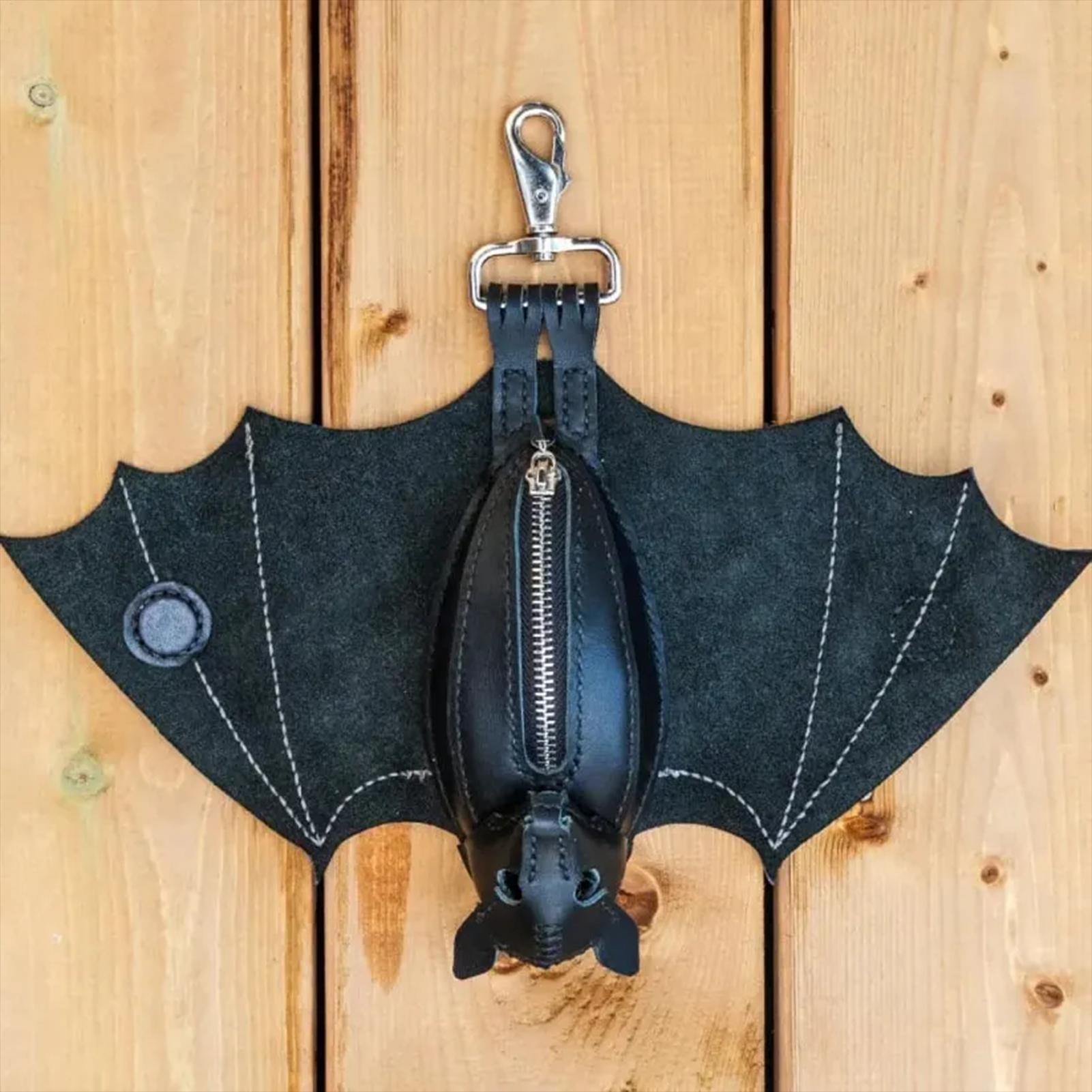 Bat Coin Purse PU Leather Bat  - đánh giá và giá Leatherwork Workshop
