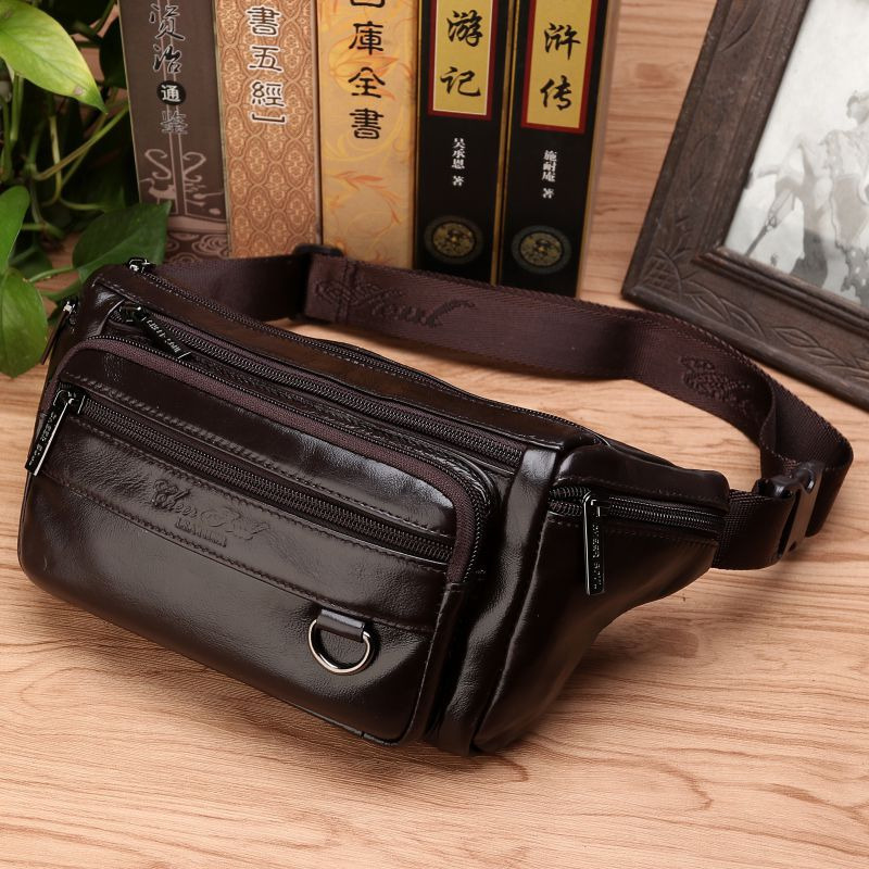 Men Waist Fanny Bags Sling Che - đánh giá và giá Leatherwork Fasteners