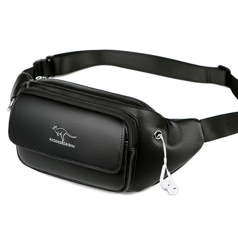 Luxury Brand Waist Bag Men Lea - đánh giá và giá Leatherwork Fasteners