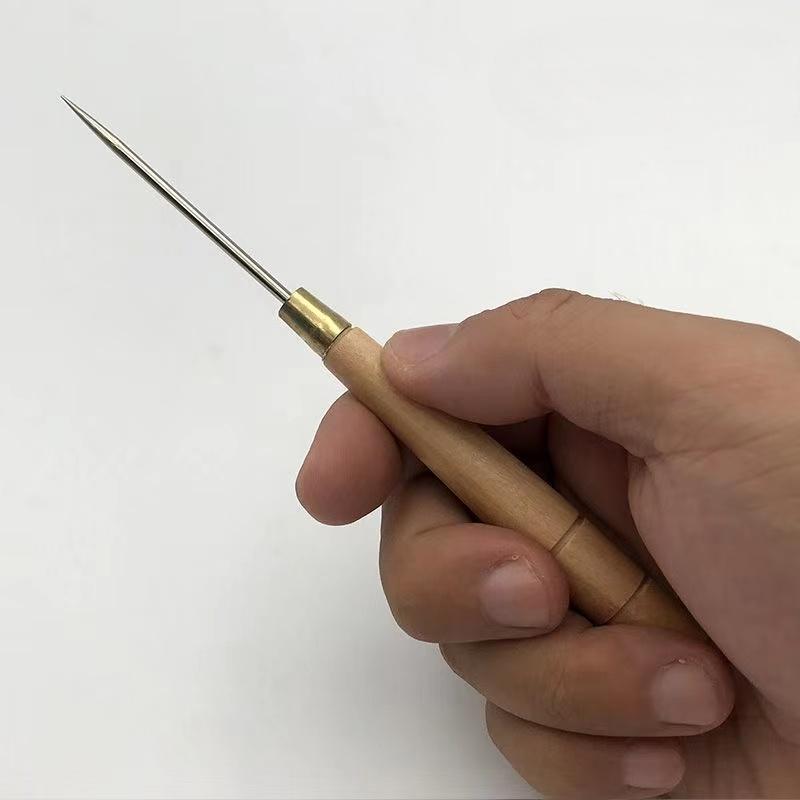3 PCS Wooden Handle Awl Tool L - đánh giá và giá Leatherwork Awl