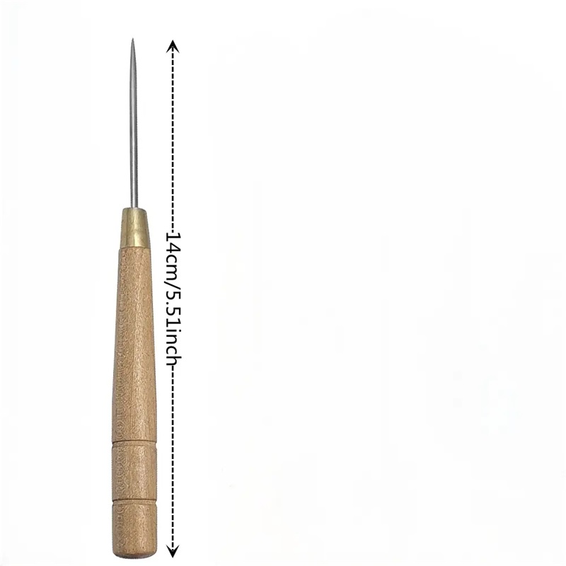 3 PCS Wooden Handle Awl Tool L - đánh giá và giá Leatherwork Awl