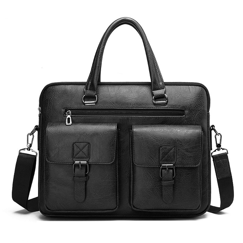 Luxury Brand Man Business Brie - đánh giá và giá Leather Work Handbags
