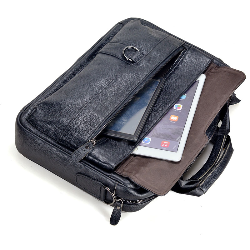 Large Men's Genuine Leather Ha - đánh giá và giá Leather Work Handbags