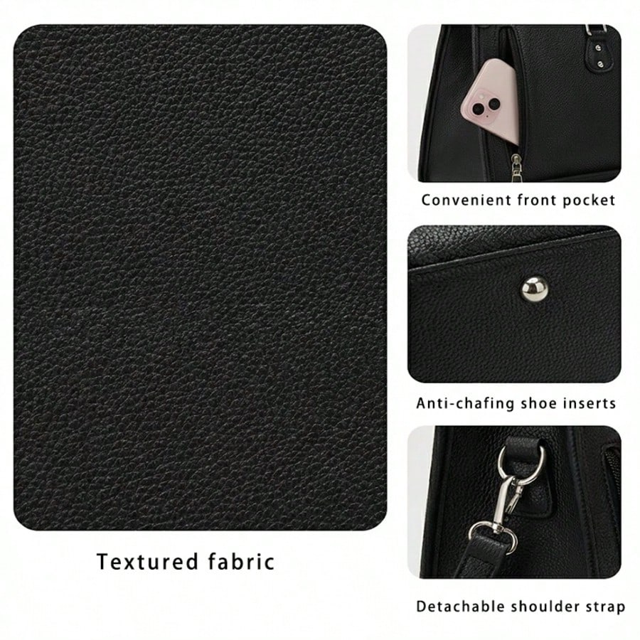 2-In-1 Women's Laptop Tote Bag - đánh giá và giá Leather Work Handbags