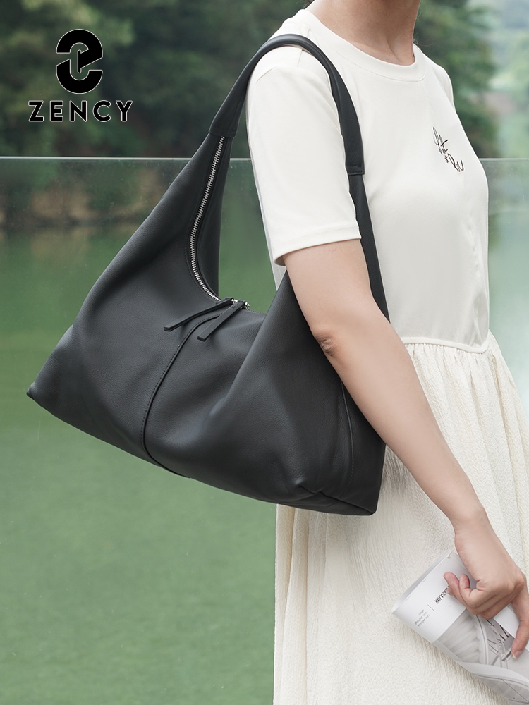 Zency Large Capacity Tote Bag  - đánh giá và giá Leather Work Handbags