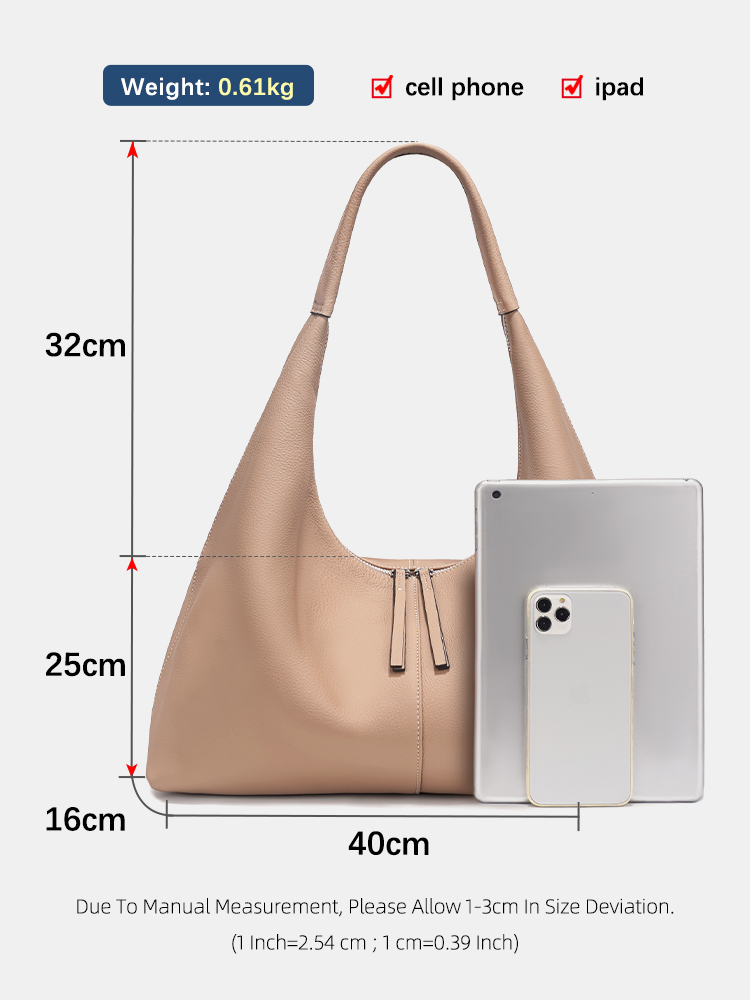 Zency Large Capacity Tote Bag  - đánh giá và giá Leather Work Handbags