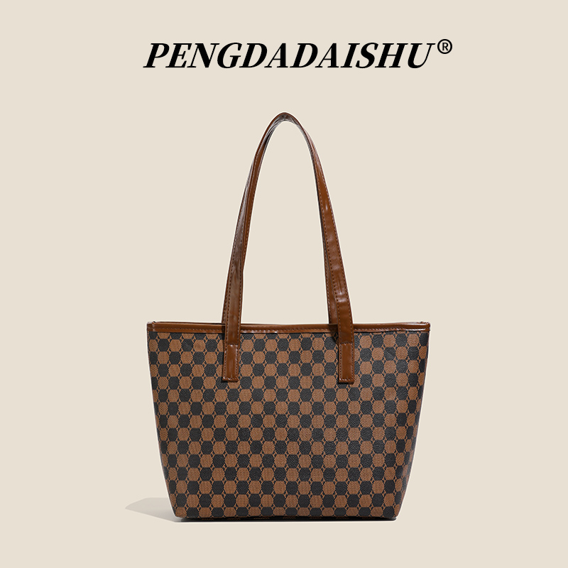Mommy Bag Versatile Plaid Soft - đánh giá và giá Leather Work Handbags