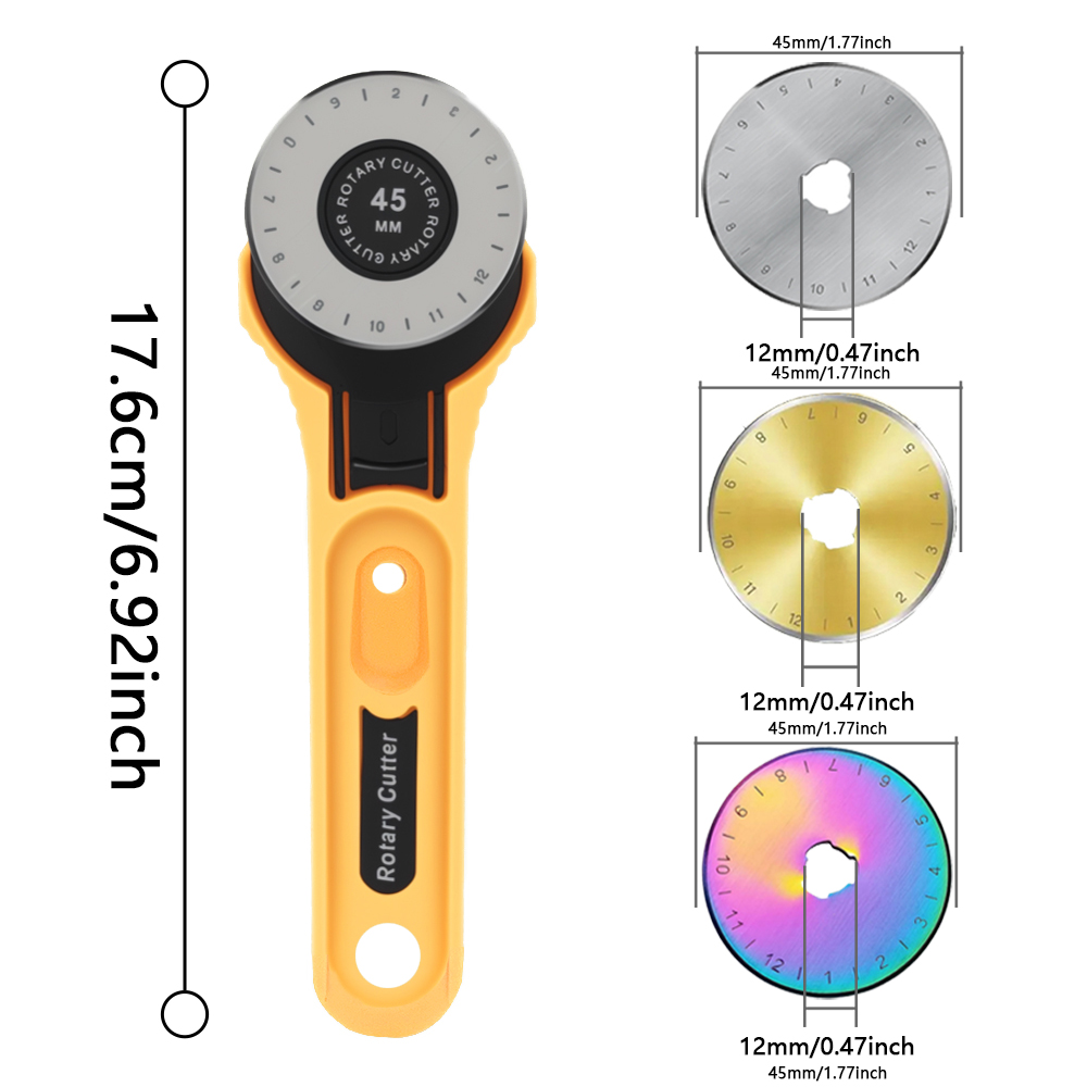 45mm Rotary Fabric Cutter Leat - đánh giá và giá Leatherwork Tools