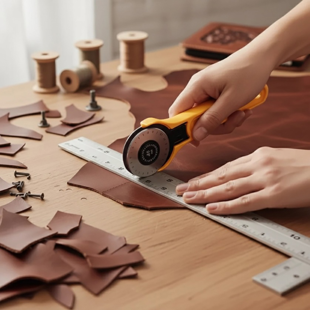 45mm Rotary Fabric Cutter Leat - đánh giá và giá Leatherwork Tools