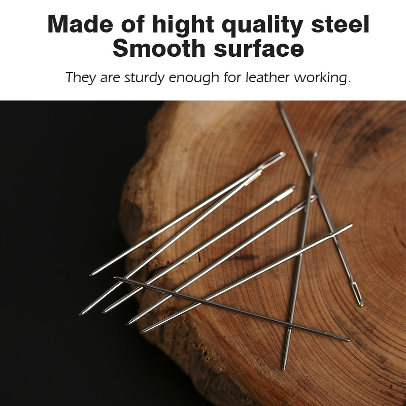 WUTA 24 Pcs Large Eye Blunt St - đánh giá và giá Leather Needle Harness