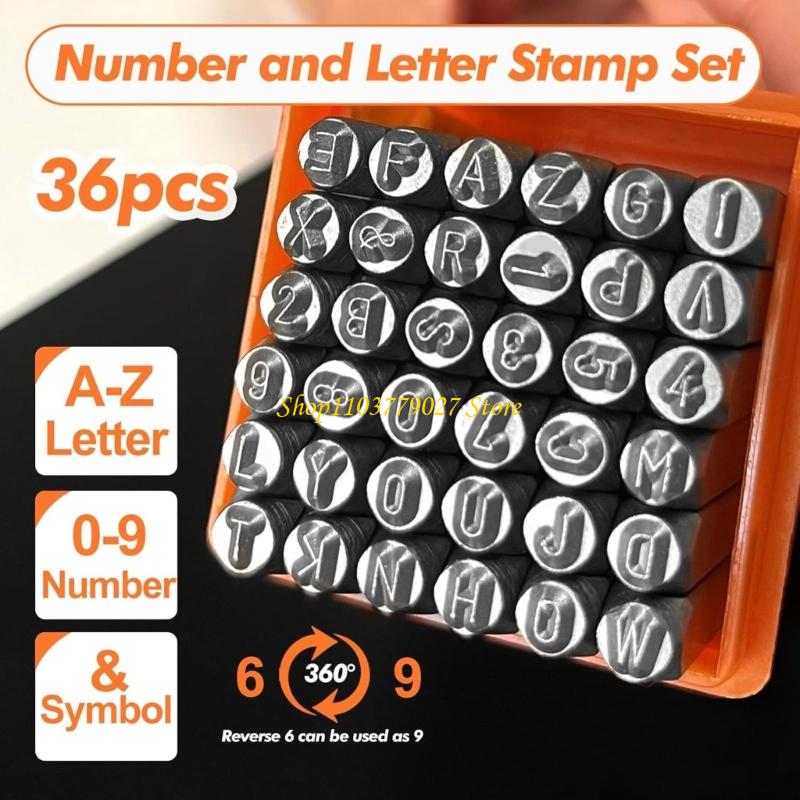 C4DF 37 Pcs Number Stamping Ki - đánh giá và giá Leatherwork Jewelry