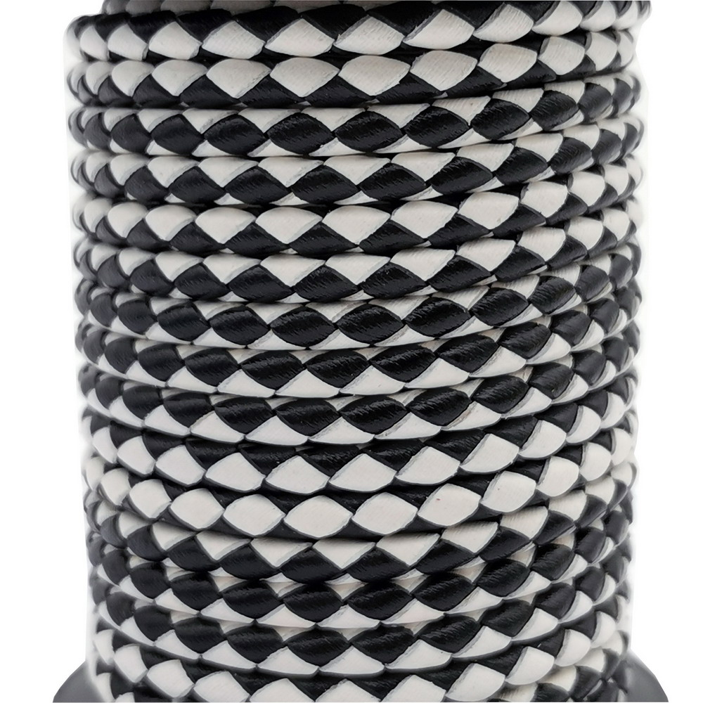 Aaazee 2 Yards 4mm Round Black - đánh giá và giá Leatherwork Jewelry