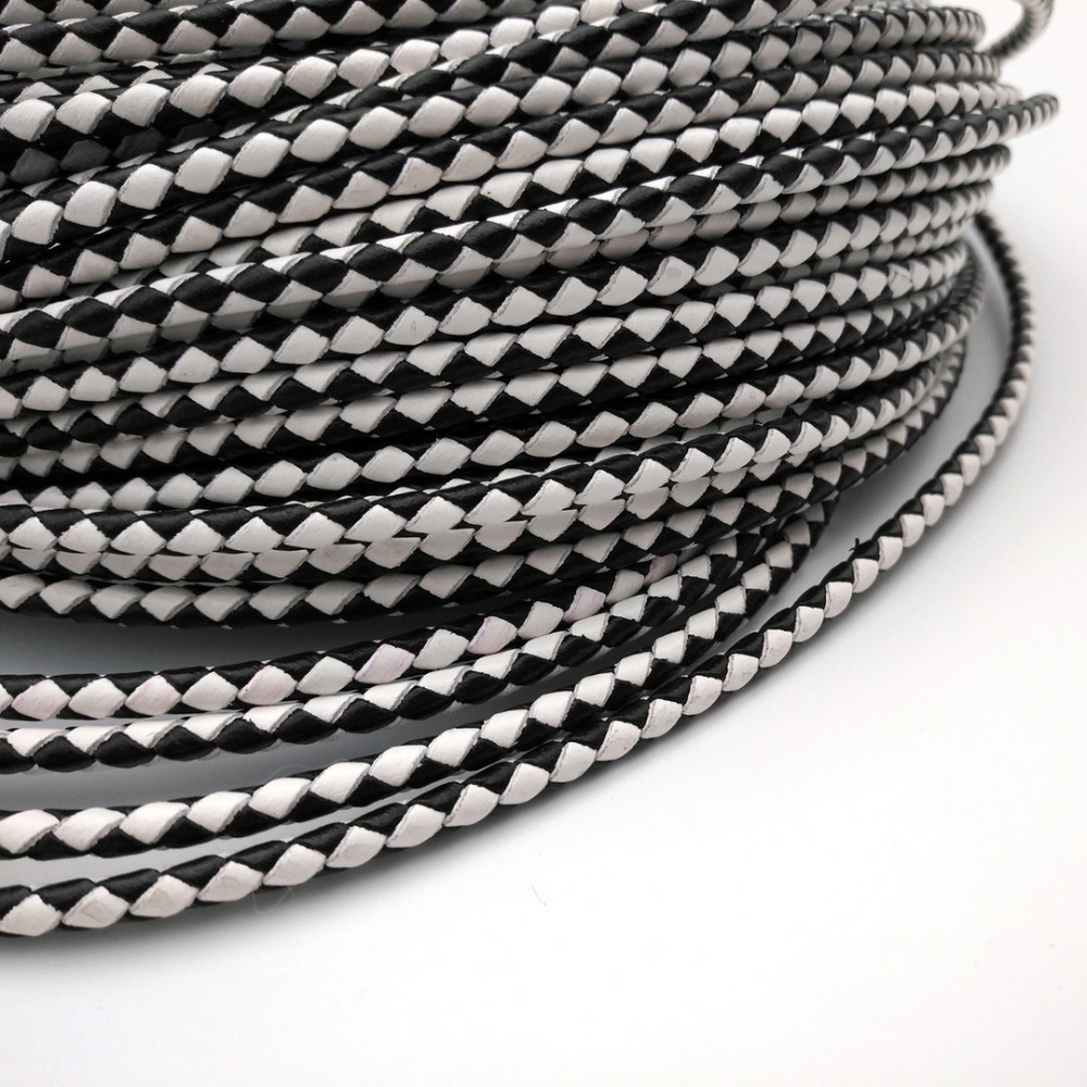 Aaazee 2 Yards 4mm Round Black - đánh giá và giá Leatherwork Jewelry