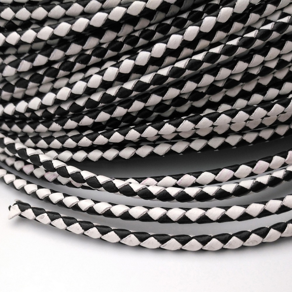 Aaazee 2 Yards 4mm Round Black - đánh giá và giá Leatherwork Jewelry