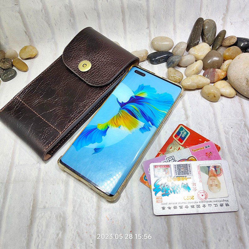 Mobile Phone Waist Bag Holster - đánh giá và giá Leatherwork Fasteners