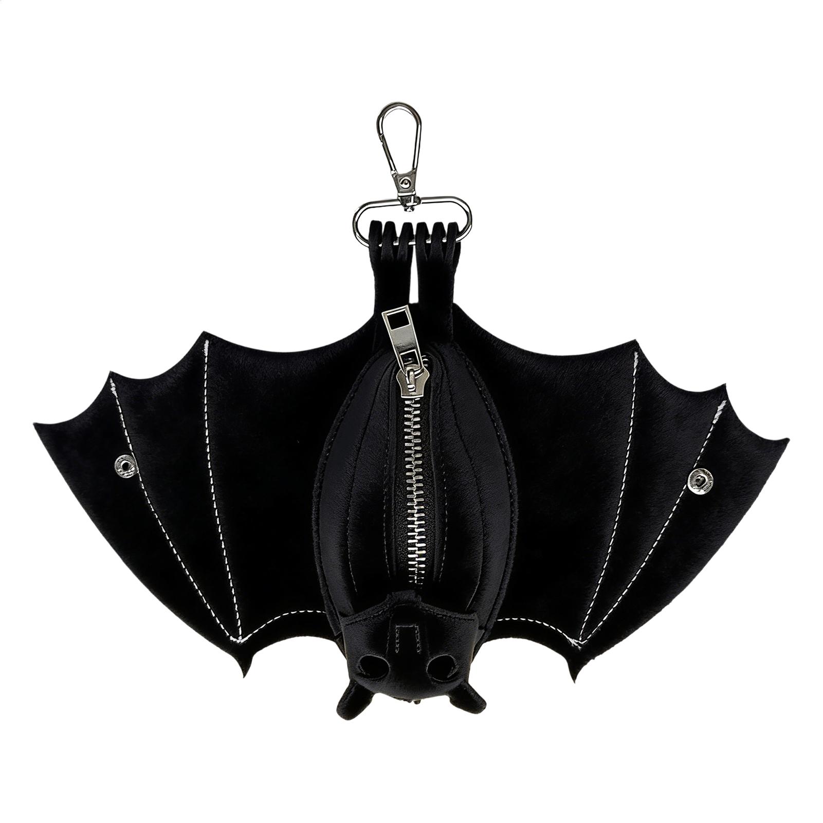 Coin Purse PU Leather Bat Goth - đánh giá và giá Leatherwork Workshop