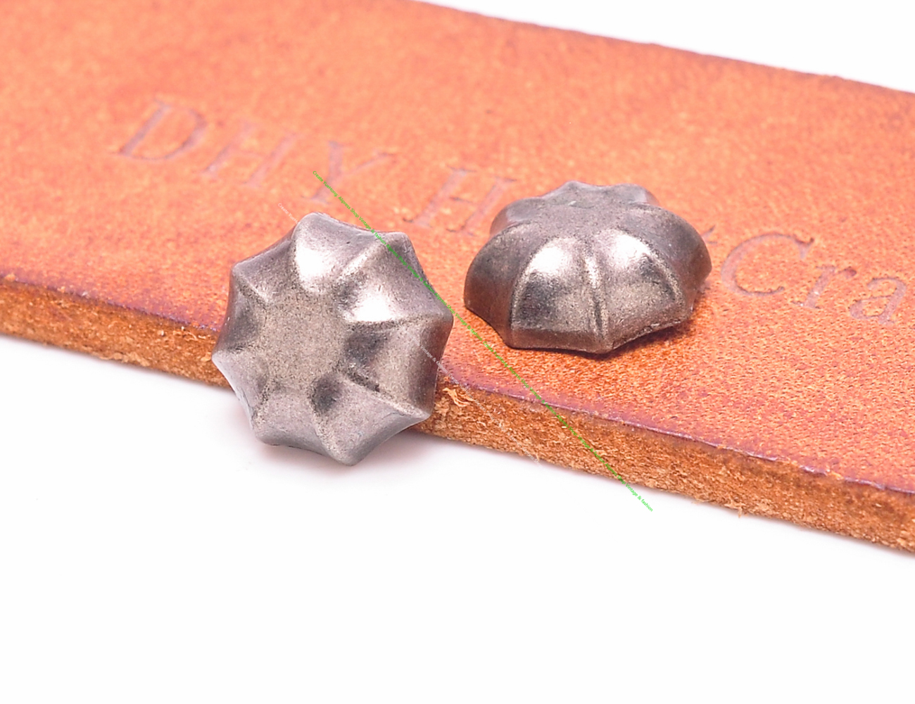 50Pcs Retro Silver Rosette Flo - đánh giá và giá Leatherwork Jewelry