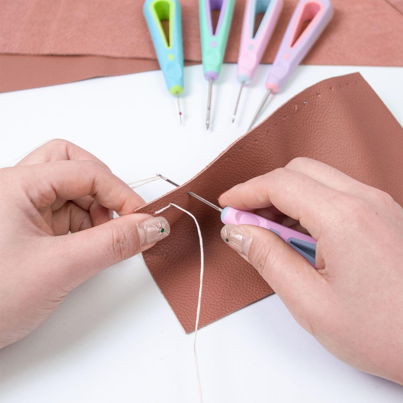 Leather Sewing Kit 4 Pieces St - đánh giá và giá Leatherwork Tool Kit