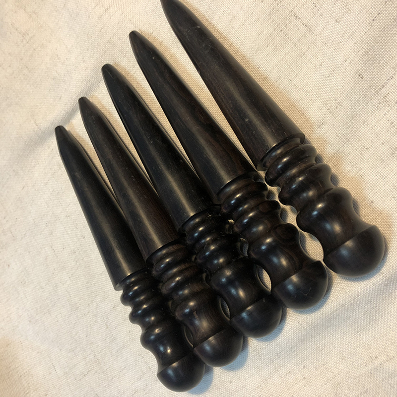 2Pcs High Density Ebony Black  - đánh giá và giá Leatherwork Tool Kit