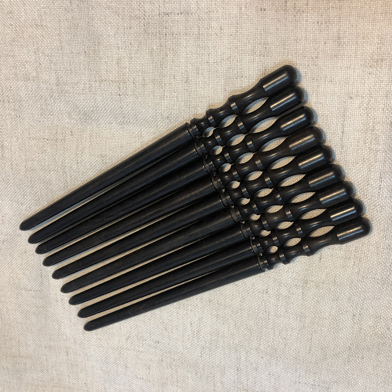 2Pcs High Density Ebony Black  - đánh giá và giá Leatherwork Tool Kit