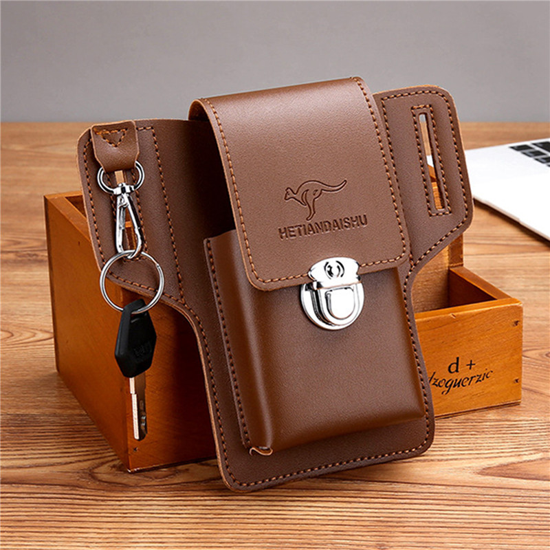 Phone Belt Bag For Men Bags Ce - đánh giá và giá Leatherwork Fasteners