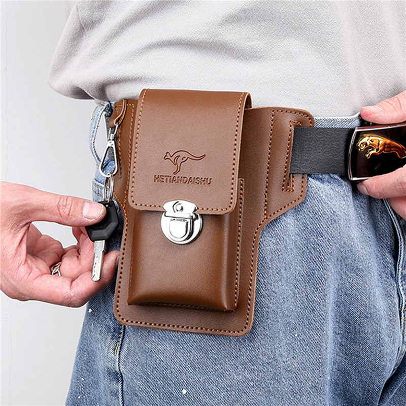 Phone Belt Bag For Men Bags Ce - đánh giá và giá Leatherwork Fasteners
