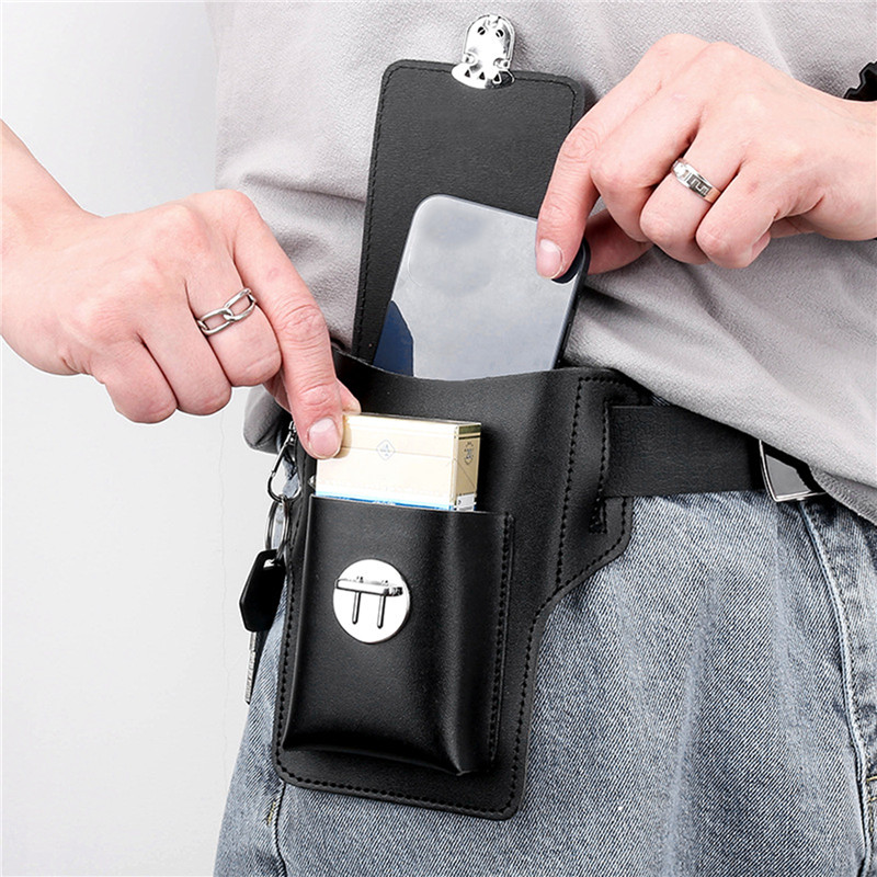 Phone Belt Bag For Men Bags Ce - đánh giá và giá Leatherwork Fasteners