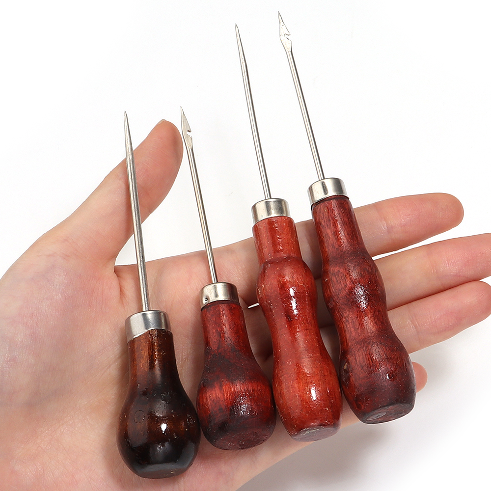 Wooden Handle Awls DIY Leather - đánh giá và giá Leatherwork Awl