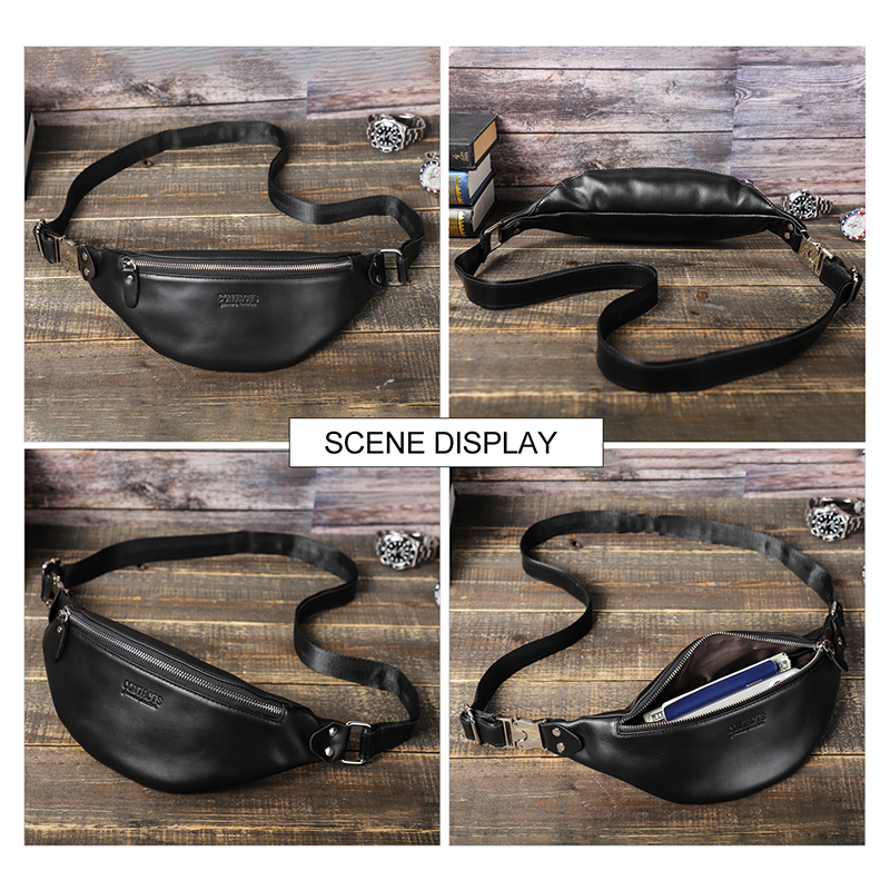 CONTACT'S Men Waist Packs Genu - đánh giá và giá Leatherwork Fasteners
