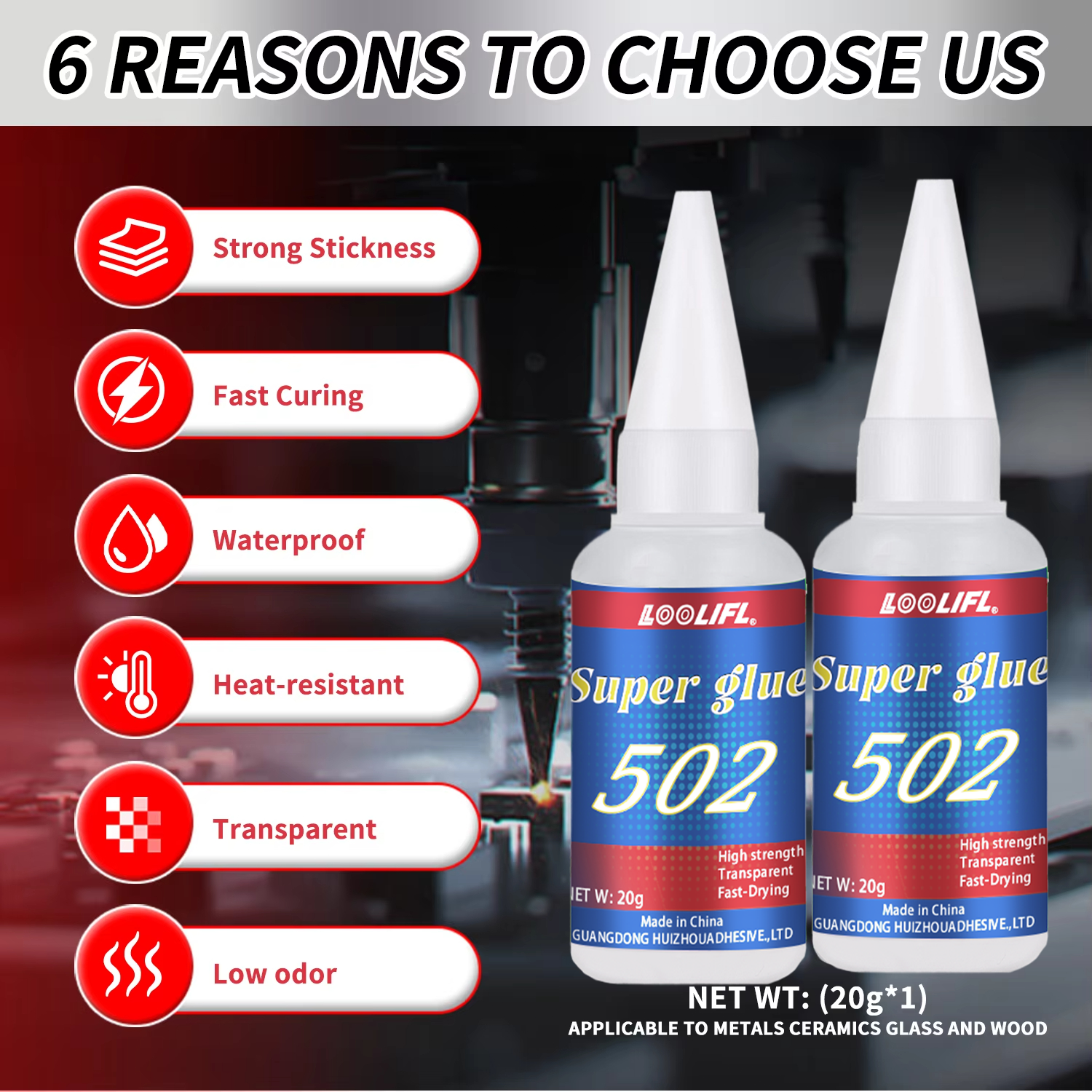 LOOLIFL 1-7pcs 502 Super Glue  - đánh giá và giá Leatherwork Tools