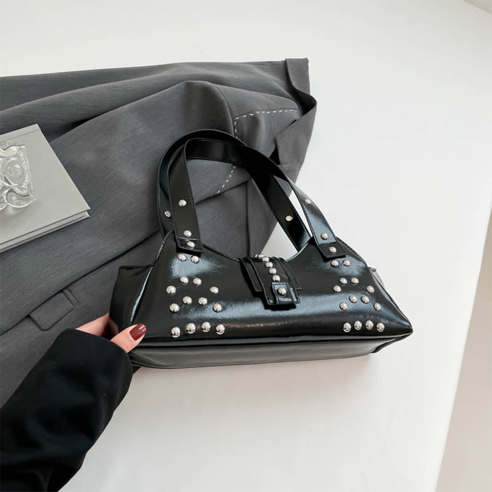 Shoulder Bag for Women Rivet P - đánh giá và giá Leather Work Handbags