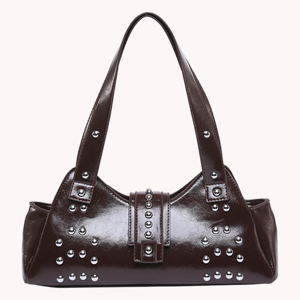 Shoulder Bag for Women Rivet P - đánh giá và giá Leather Work Handbags