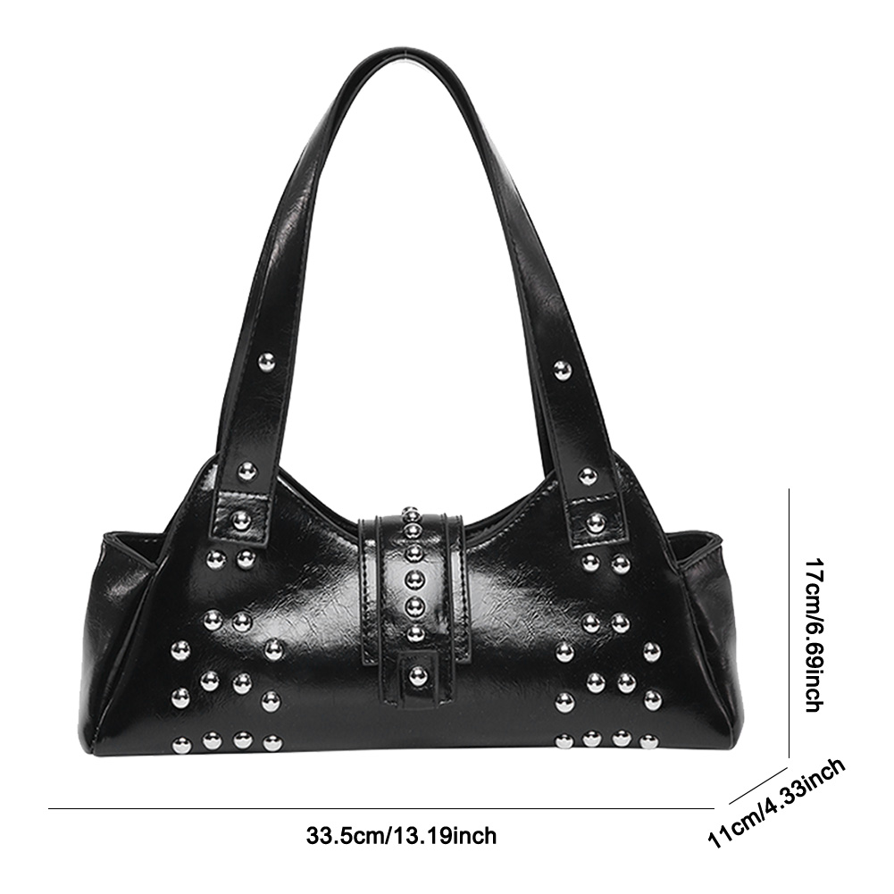 Shoulder Bag for Women Rivet P - đánh giá và giá Leather Work Handbags