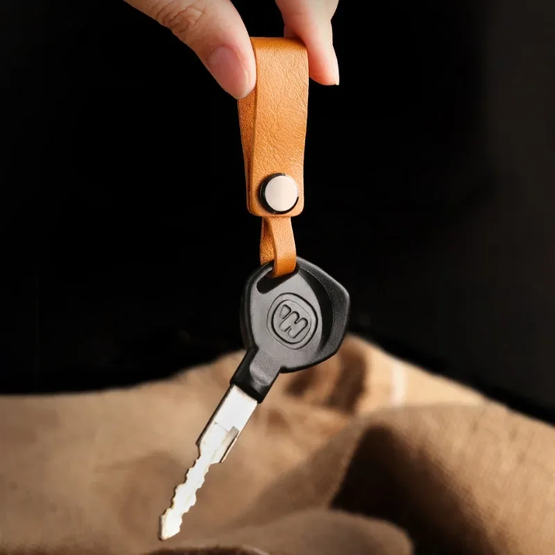 Custom LOGO Genuine Leather Ke - đánh giá và giá Leatherwork Keychain