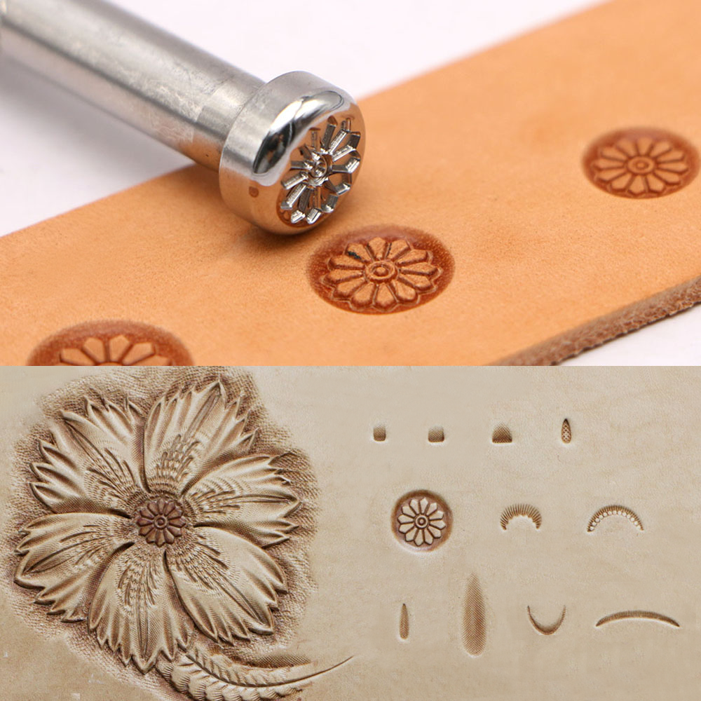 Flower Center Pattern J301  Le - đánh giá và giá Leatherwork Tools