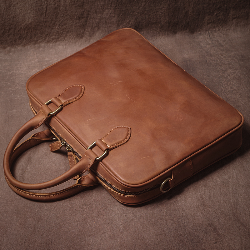GURO Men Crazy Horse Cowhide B - đánh giá và giá Leather Work Handbags