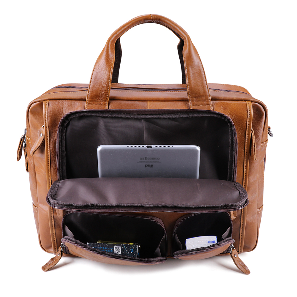 Lachiour 17 inch Laptop Bag Me - đánh giá và giá Leather Work Handbags
