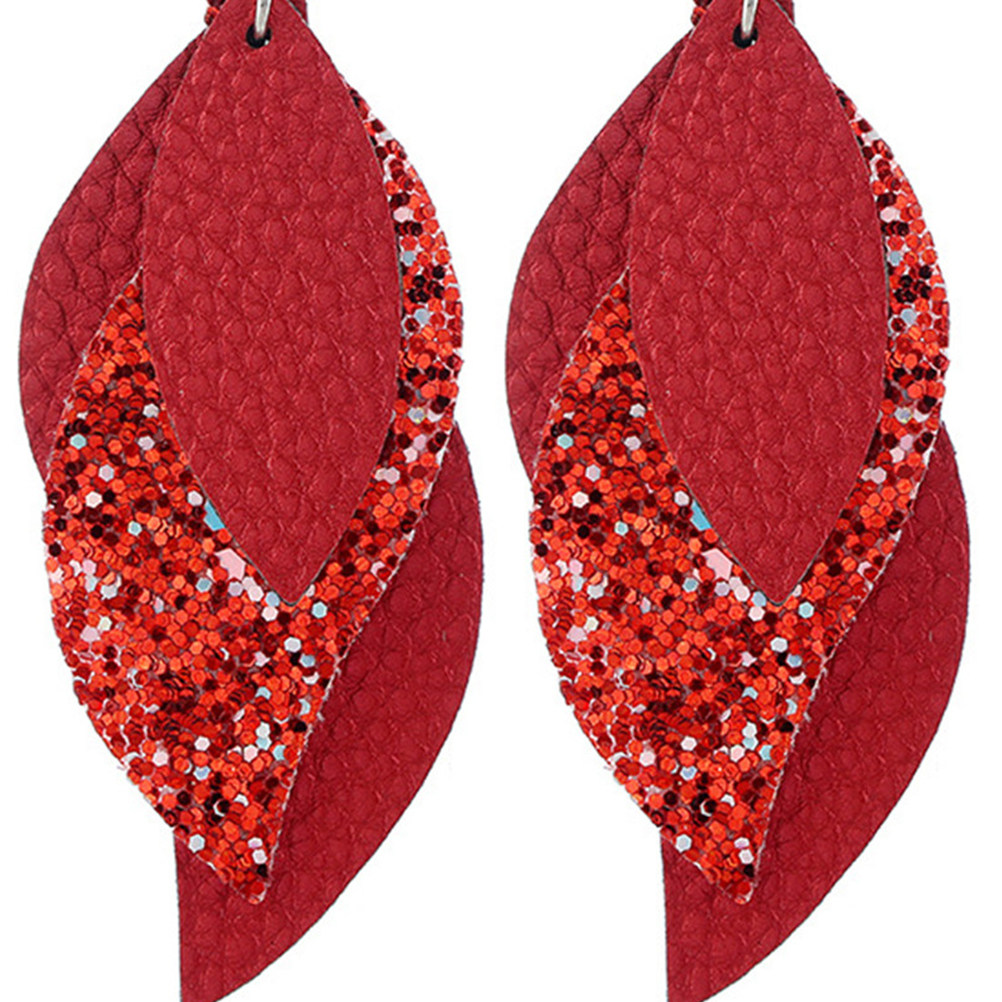 1Pair Creative Pattern Sequin  - đánh giá và giá Leatherwork Jewelry